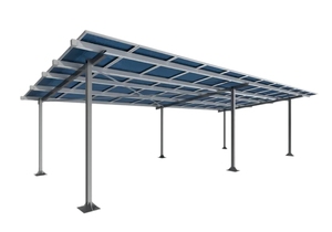 Pérgola Solar Universal de Diseño OEM, Toldo para Estacionamiento de Autos, Kit de Carport Solar de Acero Galvanizado para Hogar y Comercio - Product Image 4