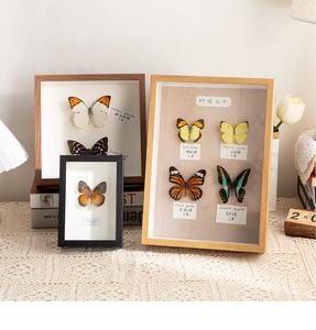 2025 tùy chỉnh tất cả các màu đen trắng óc chó MDF gỗ 3cm 5cm sâu <span class=keywords><strong>8x8</strong></span> 16x16 inch A3 A4 3D tường nghệ thuật hình ảnh Khung bóng hộp khung ảnh - Product Image 6