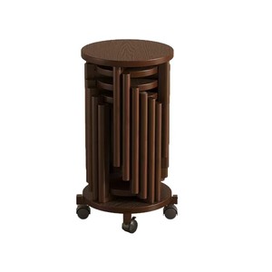 2026 Bamboo Stackable Round <b>Stool</b> for Home Use, Living Room, Dining <b>Table</b>, Coffee <b>Table</b>, Side <b>Table</b>, Low <b>Stool</b>, Spare Parts - Product Image 5