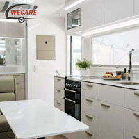 WECARE caravane tout-terrain à essieu simple, remorque tout-terrain 4x4, caravane de camping tout-terrain, caravane de voyage avec cuisine