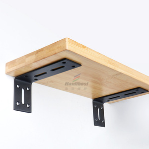 Soporte de esquina ajustable Aubo de hierro de 90 grados para fijación de gabinetes - Product Image 3