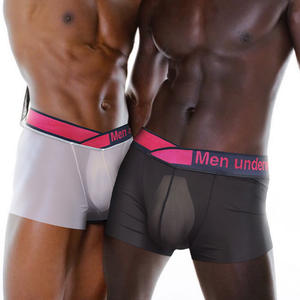 TEMU-Bóxer transpirable de tiro bajo para hombre, ropa interior súper elástica, diseño convexo, cintura distintiva en forma de U, pantalones explosivos - Product Image 1