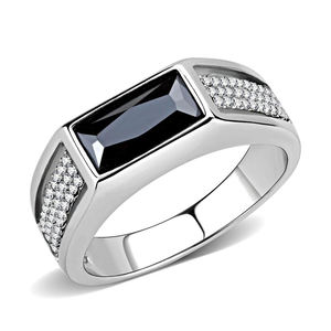 Service d'emballage hommes noir Onyx anneaux Pinky pouce anneau bande pour papa père bijoux confort Fit bague de mariage - Product Image 1