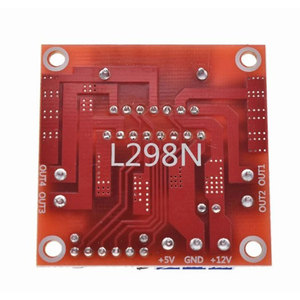 Carte de commande de moteur L298N, double pont en H, dissipateur thermique inclus pour moteur pas à pas DC, voiture intelligente, robot - Product Image 3