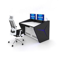 Établi modulaire de planification moderne personnalisé, poste de travail portable avec bureau vertical intelligent