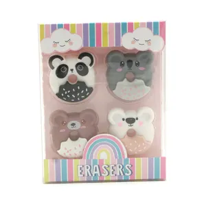 Soododo XDN0202 School Stationery Donuts Fun Japanese Erasers Kids Animal Design Kid Erasers