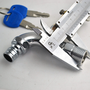 Factory Outlet Zinc Material Outdoor Garden Water <strong>Tap</strong> <strong>Lock</strong> 2/1 Anti-theft Faucet with <strong>Lock</strong> Key for Basin Use - Product Image 5