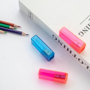<span class=keywords><strong>Taille</strong></span>-<span class=keywords><strong>crayon</strong></span> en plastique multifonctionnel de haute qualité avec couvercle, couleur vive, standard <span class=keywords><strong>pour</strong></span> l'école et le bureau - Product Image 1