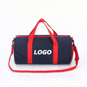 Sac de sport en polyester avec compartiment à chaussures indépendant - Sac de voyage pour le football, le yoga, promotionnel, avec impression sérigraphique - Product Image 1