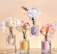 Diffuseur de parfum liquide artisanal Gardenia 200 ml, design créatif et tendance, pour chambre, toilettes, désodorisant et purificateur d'air, décoration intérieure