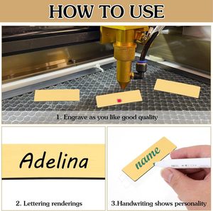 50 buah/tas kosong Id kartu nama Pin bros <span class=keywords><strong>Diy</strong></span> PVC seragam plastik kain tombol lencana perhiasan Transfer panas sublimasi Label nama - Product Image 4