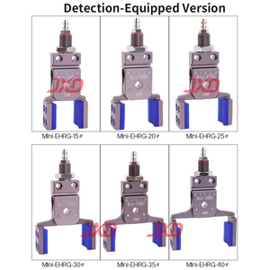 J1060 J1080 Mini pince de moulage par injection | Griffe pneumatique avec coussinets en silicone pour bras de robot - Product Image 2