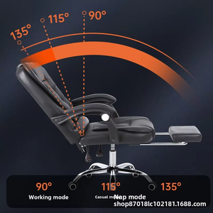 Prix d'usine bon marché chaise de <span class=keywords><strong>bureau</strong></span> à dossier haut réglable en cuir PU chaise de travail de <span class=keywords><strong>bureau</strong></span> ergonomique avec roues - Product Image 4