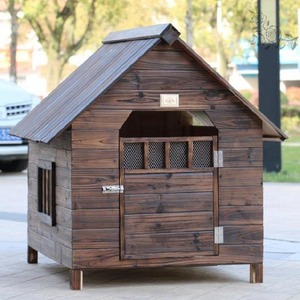 Productos para casas de mascotas para perros, madera sólida, impermeable, a prueba de viento, sombrilla anticorrosión, a prueba de insectos, al aire libre, cálida, casa para perros - Product Image 3