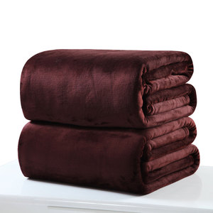 Couverture en polaire adulte pour lit point de couette couvertures et couvre-lits de couleur unie couverture de plaidoyer de qualité douce pour canapé couverture de lit à la maison - Product Image 1