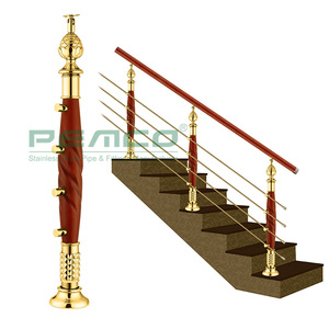 Giá rẻ chất lượng cao trong nhà spa ăn mòn lâu dài kim loại thang máy không cầu thang gỉ lan can lối đi - Product Image 3