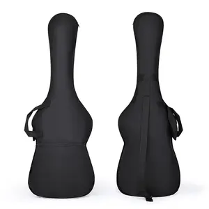 Wholesale 600D Electric Guitar Case Gig Bag Soft Case Cover Waterproof Electric Guitar Bag with Dual Adjustable Shoulder