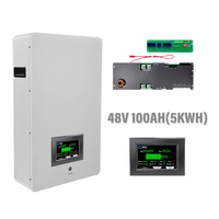 Sistem Tenaga Surya 5kw 10kw 15kw Penyimpanan Rumah Tangga UPS Stasiun Basis Baterai Rak Server LiFePo4 Rumah/Kotak/Cangkang Logam XAM XUM-H1-100