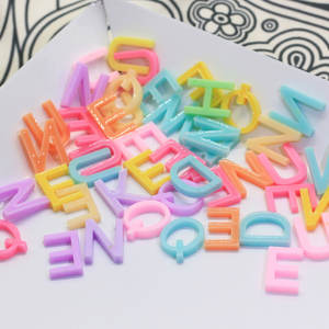 Anniversaire Decor 26 Lettere FAI DA TE 3D Misto Della Resina Lettera Digitale Flatback Cabochon Scrapbook Artigianato Decorazioni FAI DA TE - Product Image 6