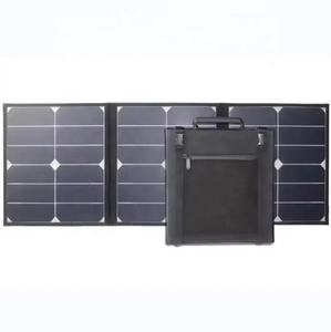 Panneaux solaires pliables SunPower <span class=keywords><strong>Maxeon</strong></span> 40W 19.8V sur mesure avec ports USB Type-C multiples pour camping et petites batteries externes - Product Image 1