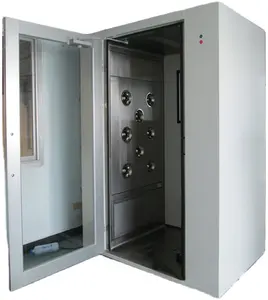 Quarto Limpo Single Person Air Shower com Porta Automática Ar Condicionado