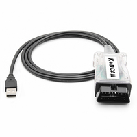 Interfaz de Diagnóstico OBD2 K+DCAN K-LINE para Autos Antiguos BM con Interruptor, Compatible con Programación