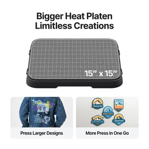 Presse à chaud automatique Xtool HP2 sélectionnée avec plateau de 15x - Product Image 5