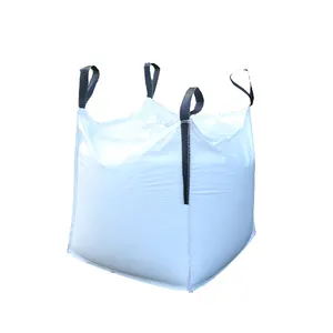 Venta caliente directa de fábrica Heavy Duty Big Bag Jumbo FIBC Ton Bags Plastic 1 Ton FIBC Jumbo Big Bag para 500kg 1000kg
