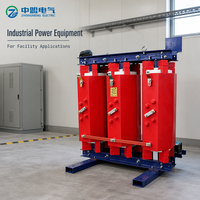 SCB13 1000kVA 10kV/0.4kV Tiga Fasa Tipe Kering Resin Tuang Tahan Suhu Tinggi Transformator Daya Kontrol Suhu Otomatis