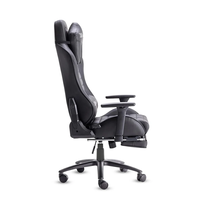 Chaise de jeu de course personnalisée par le fabricant, en cuir PU, accoudoirs 3D, repose-pieds rétractable, coussin cervical, hauteur réglable, Silla Gamer