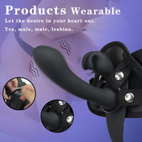 Vibrateur Lapin Portable OEM ODM Prix Usine pour Couples Lesbiens, Stimulateur Point G à Porter – Vibrateur Lapin à Sangle