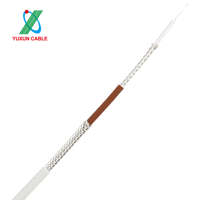 Custom 75 Ohm High Frequency TRX-179 PTFE Cord Triple Shielding TRX179 Coaxial RF Cable for UAV System