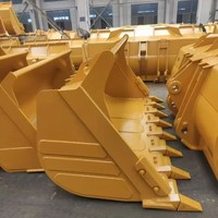Dents de godet de chargeuse en acier au manganèse robustes, résistantes à l'abrasion, pour pelle de mine ouverte en fonte et site de chargement