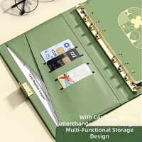 Carnet A5 A6 en cuir PU pour cadeaux d'affaires, organiseur, agendas et carnets 2026, avec logo personnalisé et reliure à anneaux