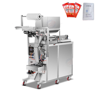 Machine d'emballage verticale automatique de haute qualité en plastique PET pour sachets de sauce soja, miel, lait en poudre, ketchup