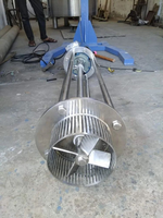 Agitateur mélangeur en acier inoxydable avec moteur et homogénéisateur pour le mélange de peinture industrielle, capacité 500L, automatique