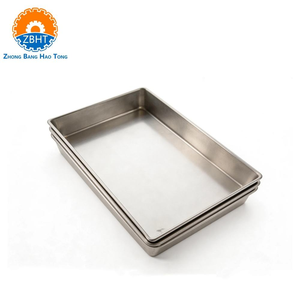 Hete Aanbieding RVS Snelvriesbak Met Handvat Industriële Vleesopslagpan Voor Koelcel Slachthuis Vleeswerkplaats - Product Image 4
