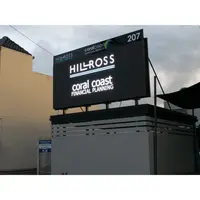 Wasserdichter LED-Werbe bildschirm für den Außenbereich außerhalb des Werbe schilds 8000Mm Beschilderung