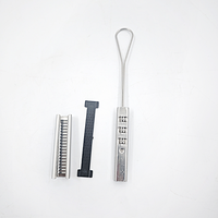 Collier de tension pour câble en acier inoxydable, collier d'ancrage en coin pour fibre optique, pour montage sur poteau