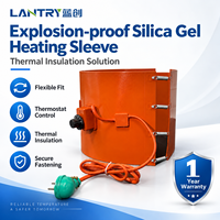 Chauffe-étanche en silicone à chauffage rapide pour fût de 200 L avec thermostat réglable