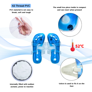 Plantillas Térmicas Reutilizables de <span class=keywords><strong>Gel</strong></span> Caliente y Frío para Terapia de Calor Instantáneo, Almohadillas de Masaje para Pies - Product Image 3