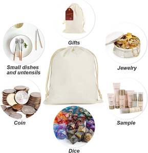 <span class=keywords><strong>2025</strong></span> tùy chỉnh màu trắng vải phim hoạt hình mô hình dây kéo Bụi Túi bao gồm Handmade Mini Túi mua sắm - Product Image 6