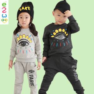 Vêtements pour garçons, design tendance, ensembles sportifs décontractés en laine bon marché pour enfants - Product Image 1