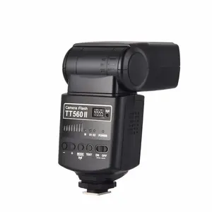 Godox tt520 ii flash tt520ii, com sinal wireless embutido de 433mhz + gatilho flash para câmeras canon, nikon, olympus, dslr