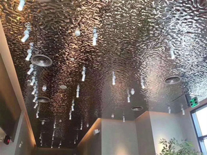 Panneau mural en aluminium, surface texturée polie, design contemporain pour la décoration intérieure des centres commerciaux - Product Image 6