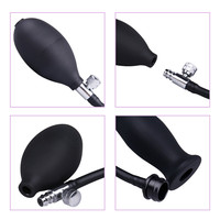 Jouet anal gonflable en silicone pour hommes, gode avec pompe, plug anal, plug anal extensible, plug anal gonflable à air