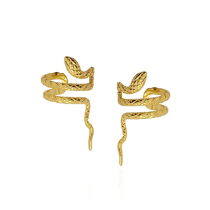 ROXI Creativo S925 Sterling Silver Freddo Del Serpente Orecchio Clip su Orecchini per Le Donne - Product Image 1