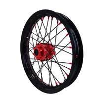 Jeu de roues Talaria Sting MX4 MX3 19 16 pouces violet noir bicolore avec moyeux en aluminium CNC usiné pour moto électrique tout-terrain, pièce de mise à niveau pour E-bike