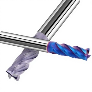 ดอกกัดทังสเตนคาร์ไบด์เคลือบนาโนบลู 4 ฟลุต HRC63 ราคาขายส่ง - Product Image 1