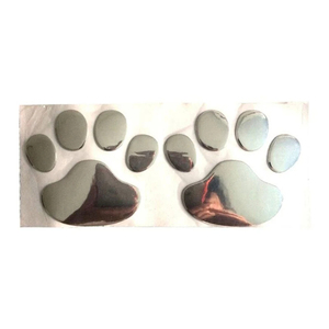 Personalizado al por mayor ecológico impermeable adhesivo Abs plástico perro pata <span class=keywords><strong>coche</strong></span> emblema <span class=keywords><strong>pegatinas</strong></span> <span class=keywords><strong>para</strong></span> la decoración del <span class=keywords><strong>coche</strong></span> - Product Image 4